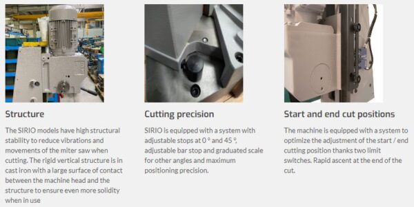 IMET - SIRIO 315 SH - Semi-Automatic Circular Saw