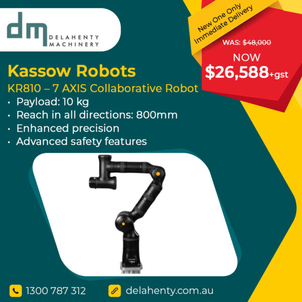 Kassow Robots – KR810 - 7 AXIS Collaborative Cobot