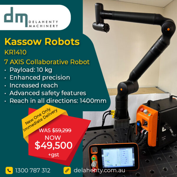 Kassow Robots - KR1410 - 7 AXIS Collaborative Cobot
