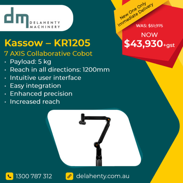 Kassow Robots - KR1205 - 7 Axis Collaborative Cobot