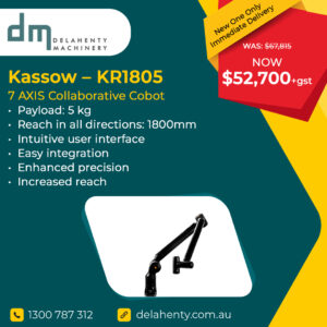 Kassow Robots - KR1805 - 7 AXIS Collaborative Cobot