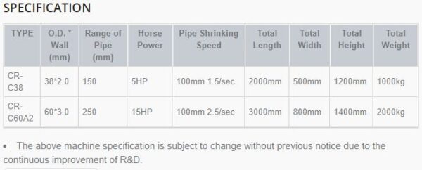 YLM Tube End Forming Machine - CR-C38