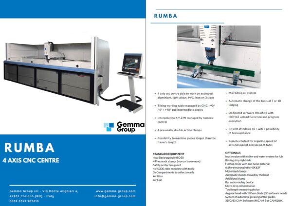 GEMMA - CNC Machining Centres