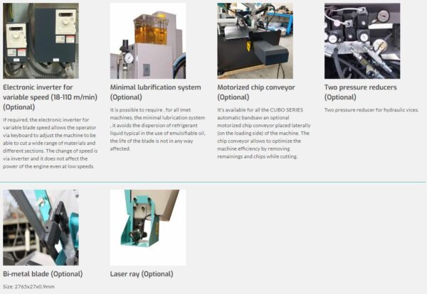 IMET - CUBO 400 NC FLAT - Bandsaw