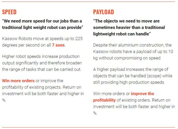 Kassow Robots – 7-AXIS COLLABORATIVE COBOT - KR810