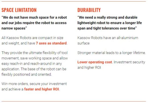 Kassow Robots – KR810 - 7 AXIS Collaborative Cobot