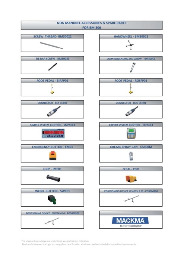 MACKMA - BM250 - Non Mandrel Tube & Pipe Benders