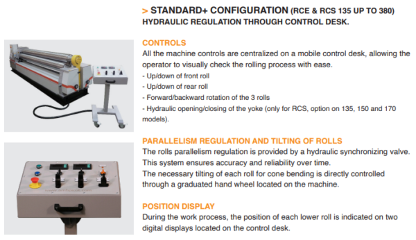 PICOT - Type R4C - 4 Rolls Plate Bending Machine