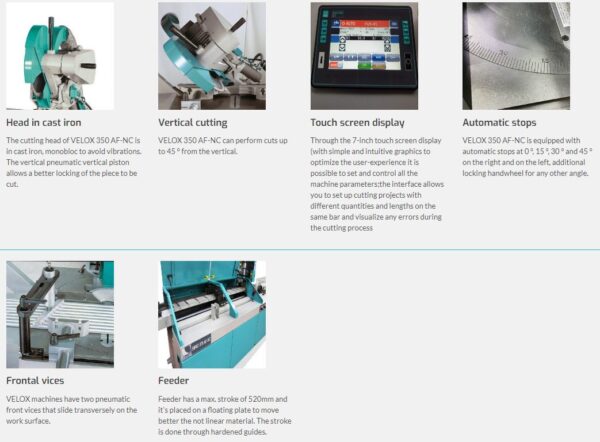 IMET - VELOX 350 AF-NC - CNC Automatic Circular Machine For Aluminium