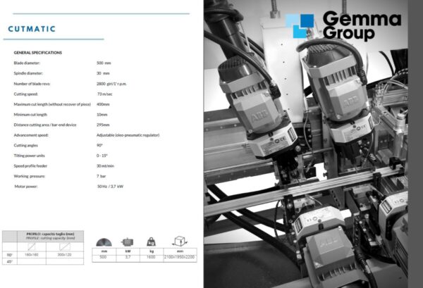 GEMMA - Cutmatic - CNC Machining Centre