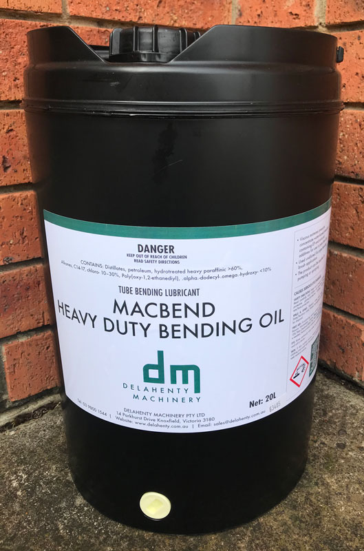 MACBEND Tube Bending Heavy Duty Bending Oil - 20Ltr or 205Ltr