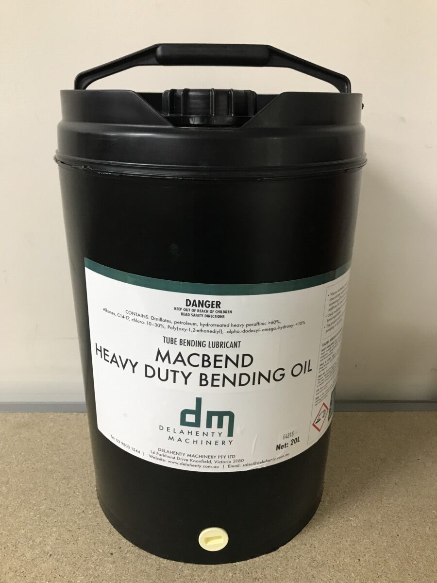 MACBEND Tube Bending Heavy Duty Bending Oil 20Ltr or 205Ltr