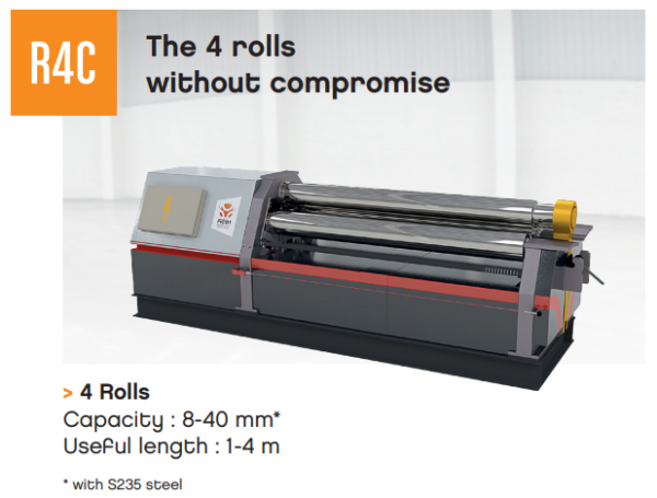 PICOT - Type R4C - 4 Rolls Plate Bending Machine