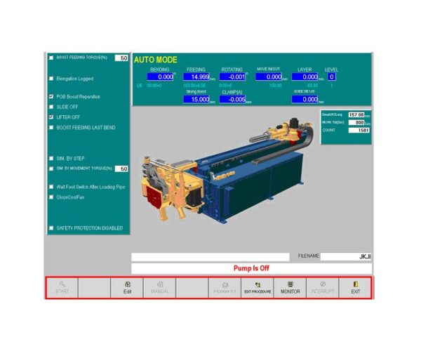 YLM CNC Tube Bender Software