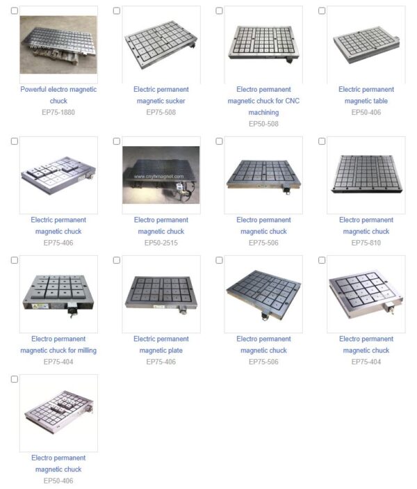 NINGBO - Electro Permanent Magnetic Chuck (EP75 Series)