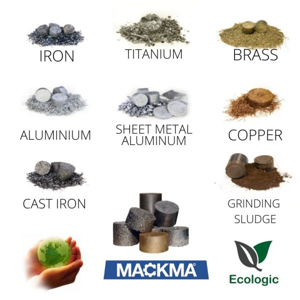 MACKMA - BTT Series - Metal Chip Briquetting Machines