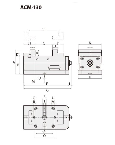 HOMGE - 5-Axis Compact Multi-Powered Vice ACM-160 and ACM-130