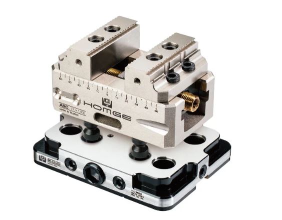 HOMGE – 5-Axis Adjustable Self-Centreing Vice (ASC-S)