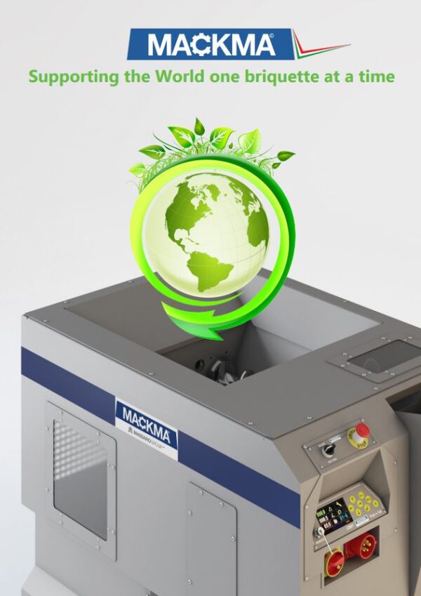 MACKMA BTW Range - Briquetting Machines for Fine Powders or Wood Chips