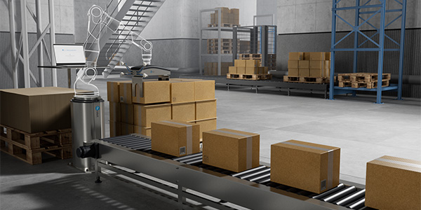 ONROBOT - Palletising with Lift100 + Pallet Station