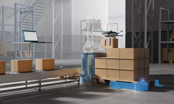 ONROBOT - Palletising with Lift100 + Pallet Station