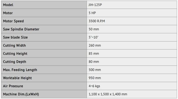 JIH-125P - End Milling Machine