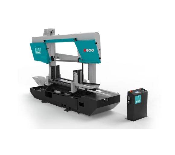 IMET - H800 - semiautomatic double column bandsaw