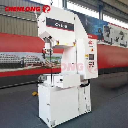 CHENLONG - Aluminium Bar Vertical Cutting Band Saw Machine - G5160