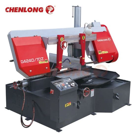CHENLONG - Semi-Automatic Mitre Band Saw Machine - Model G4240/70/Z