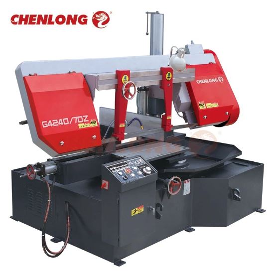 CHENLONG - G4240/70/Z - Semi-Automatic Mitre Band Saw Machine