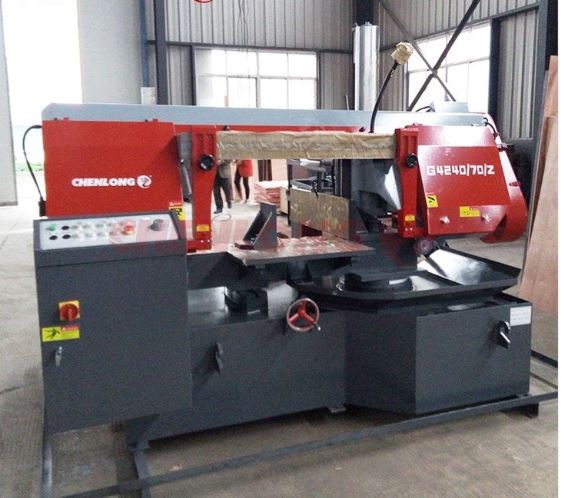 CHENLONG - G4240/70/Z - Semi-Automatic Mitre Band Saw Machine