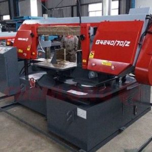 CHENLONG – G4240/70/Z – Semi-Automatic Mitre Band Saw Machine CHENLONG - G4240/70/Z - Semi-Automatic Mitre Band Saw Machine
