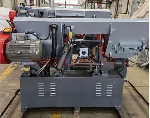 CHENLONG - CS-380 - Semi Automatic Horizontal Pivot Band Saw Machine