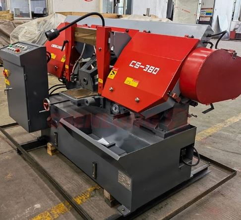 CHENLONG - CS-380 - Semi Automatic Horizontal Pivot Band Saw Machine