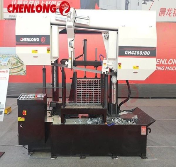 CHENLONG – GH-4260/80 - Semi-Automatic Industrial Horizontal Band Saw Machine