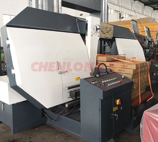 CHENLONG - CH-1000 - Semi Automatic Large Capacity Horizontal Band Saw Machine