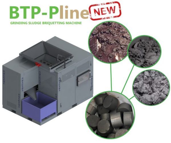 MACKMA - BTFP Briquetting Machine for Grinding Sludge