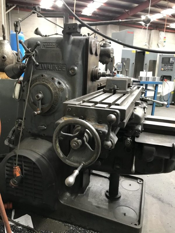 MILWAUKEE - #2 Model K - Milling Machine **SOLD**