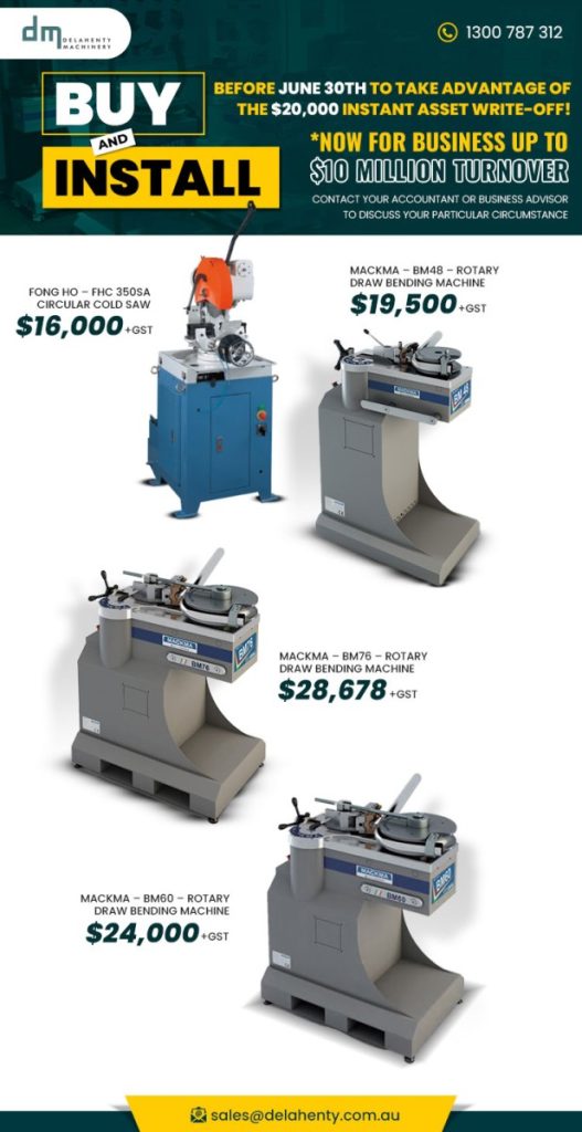 Tax Time Deals on Manufacturing Tools at Delahenty Machinery