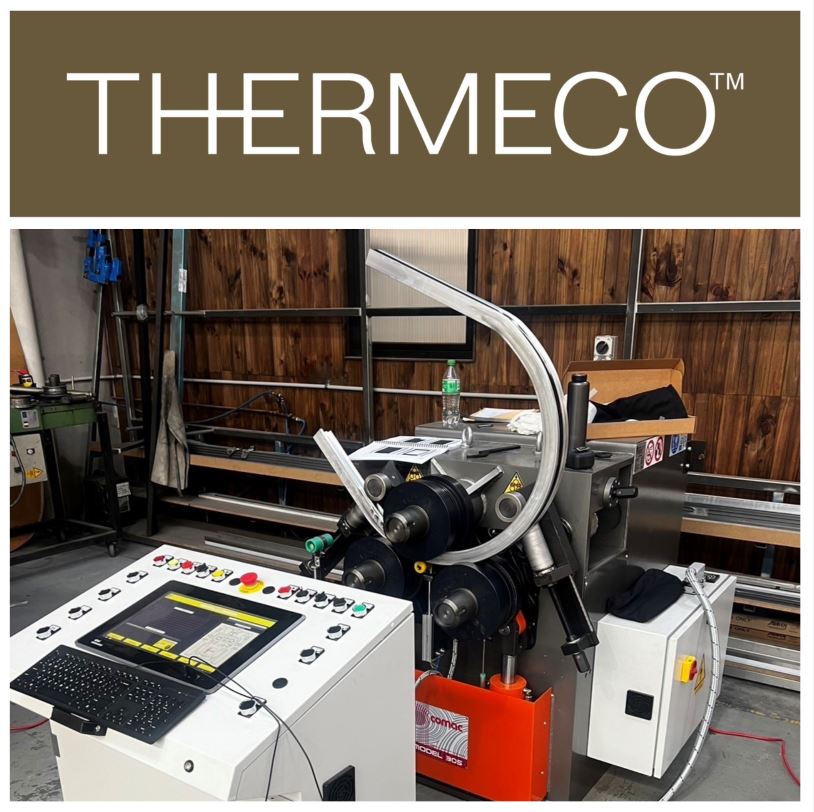 COMAC Universal Profile Bending Machine Provides The Architectural Edge For Thermeco