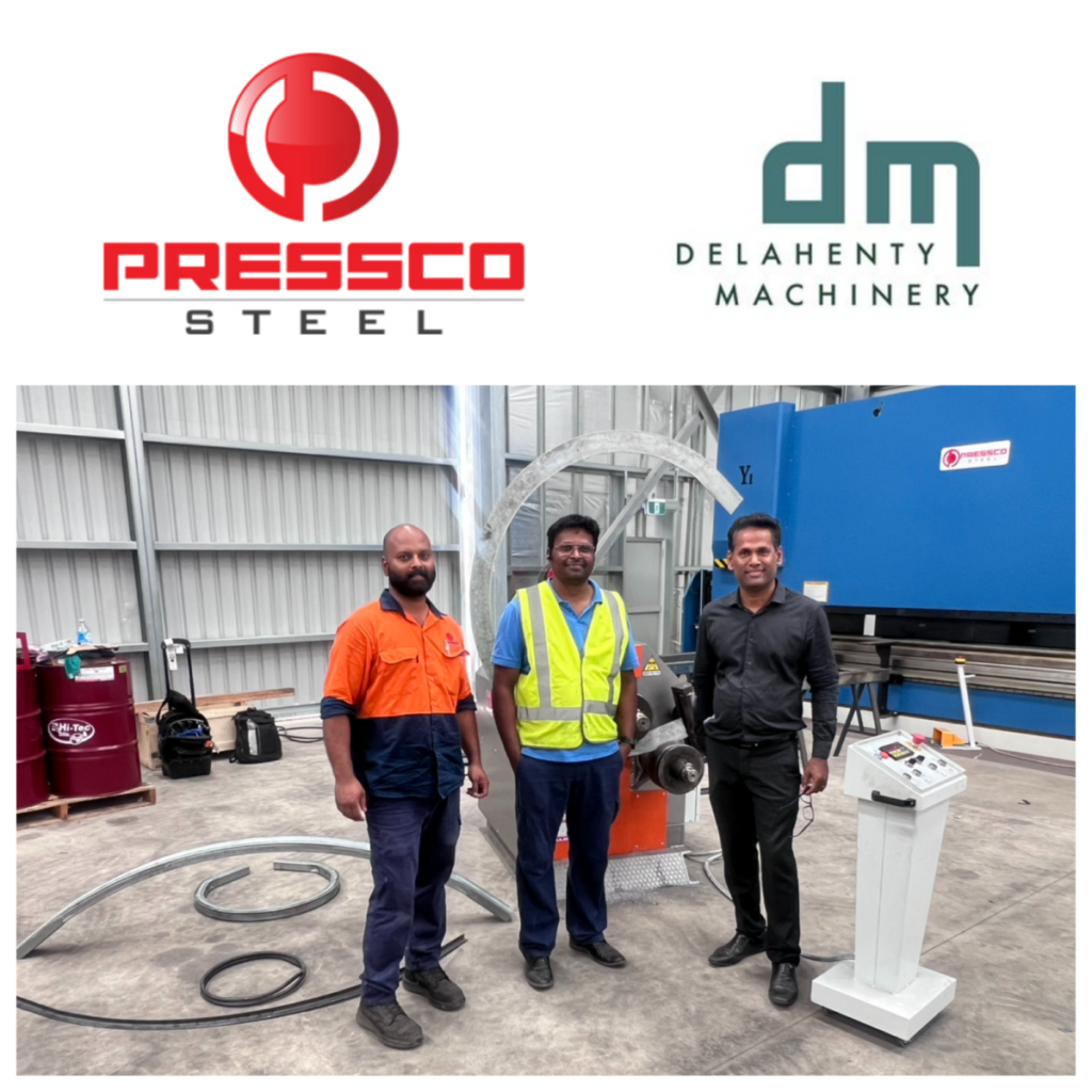 Pressco Steel Enhances Workforce Skills with New COMAC Profile Bending Machines