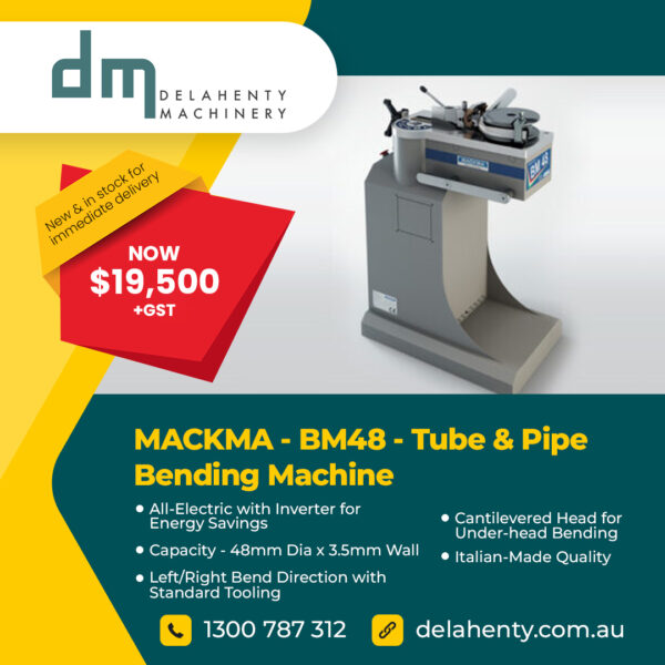 MACKMA – BM48 – Rotary Draw Bending Machine [NOW $19,500+GST]