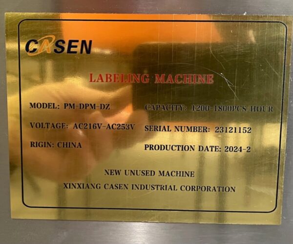 Label Applicating Machine $40,000 +gst